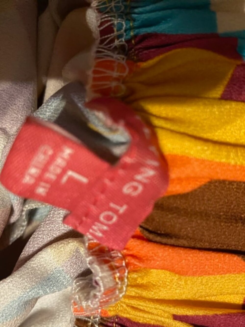 Flying Tomato retro design palazzo pants size large - Picture 4 of 4